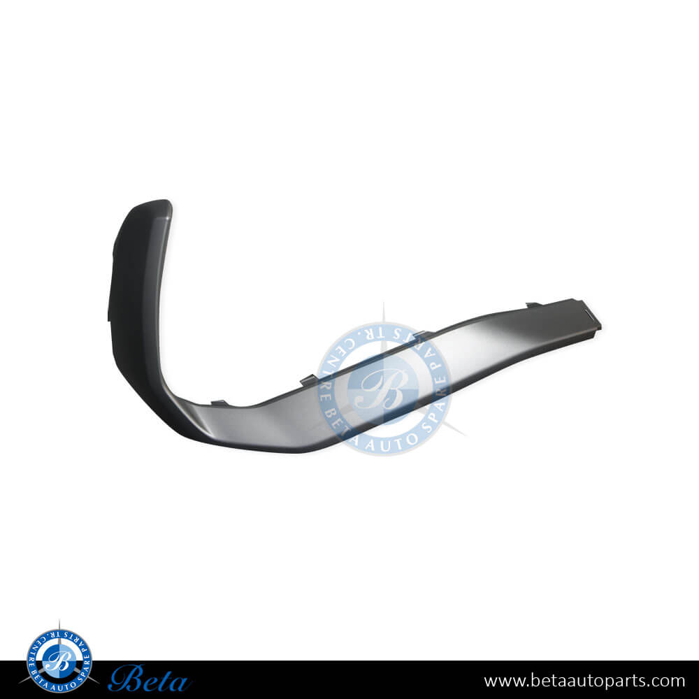 Left Side Rear Diffuser Chrome Moulding - Silver for Audi Q3 Standard/S-Line 2019-Up models, Part Number 83F807967TB2 Left Side Rear Diffuser Chrome Moulding - Silver for Audi Q3 Standard/S-Line 2019-Up models, Part Number 83F807967TB2